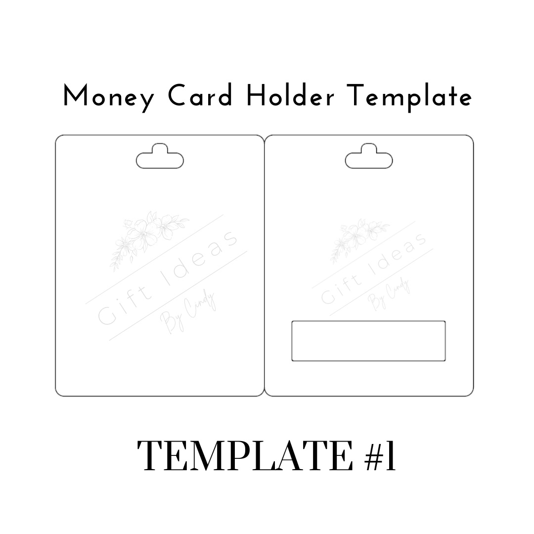 Blank Money Card Template SVG - Image 2