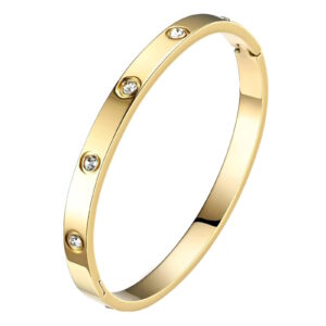 Love Rhinestone Bangle